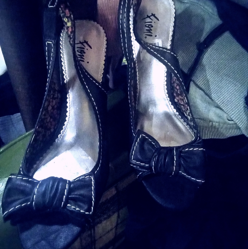 Fiona open toe heels